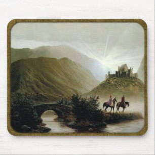 Mousepad Tapete do rato medieval da fantasia