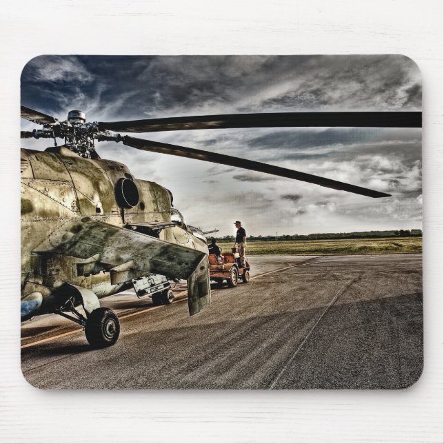 Mousepad Tapete do rato Mi-24 traseiro (Frente)