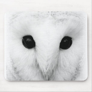 Mousepad Tapete do rato nevado da coruja