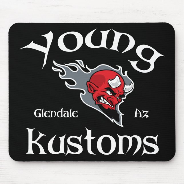 Mousepad Tapete do rato novo de Kustoms (Frente)