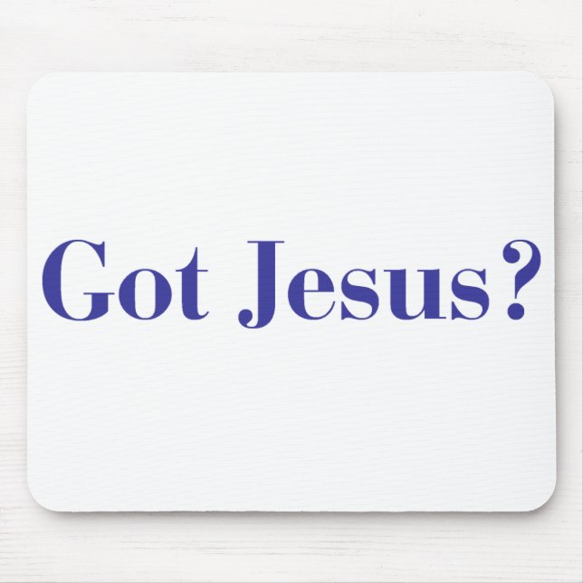 Mousepad Tapete do rato obtido de Jesus (Frente)