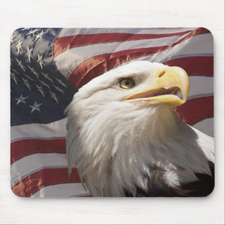 Mousepad Tapete do rato patriótico de Eagle
