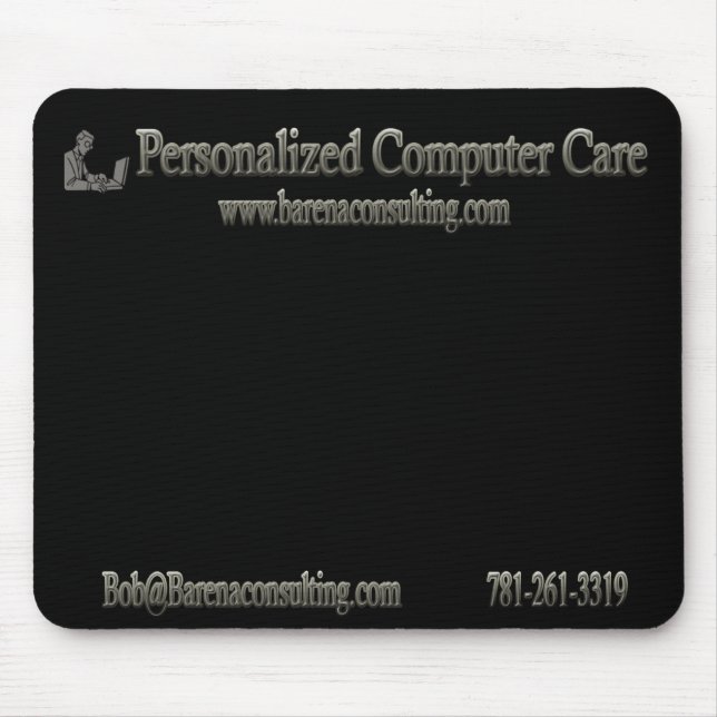 Mousepad Tapete do rato personalizado do cuidado do (Frente)