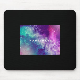 Mousepad Tapete do rato preto da felicidade da galáxia