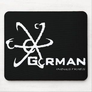 Mousepad Tapete do rato preto das indústrias de Gorman