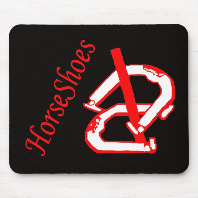 Mousepad Tapete do rato preto de Shes (Frente)