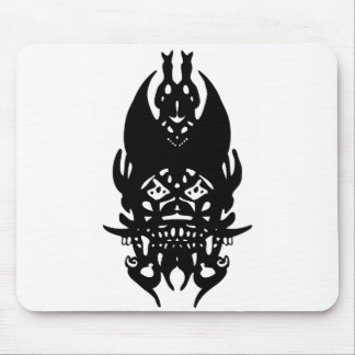 Mousepad Tapete do rato preto do palhaço