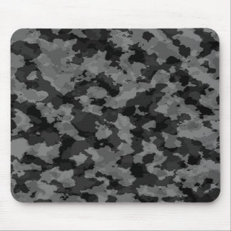 Mousepad Tapete do rato preto e branco da camuflagem