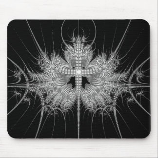 Mousepad Tapete do rato preto e branco moderno