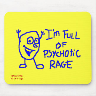 Mousepad Tapete do rato Psychotic