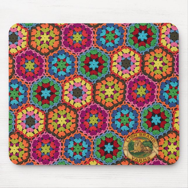Mousepad Tapete do rato quadrado da avó (Frente)