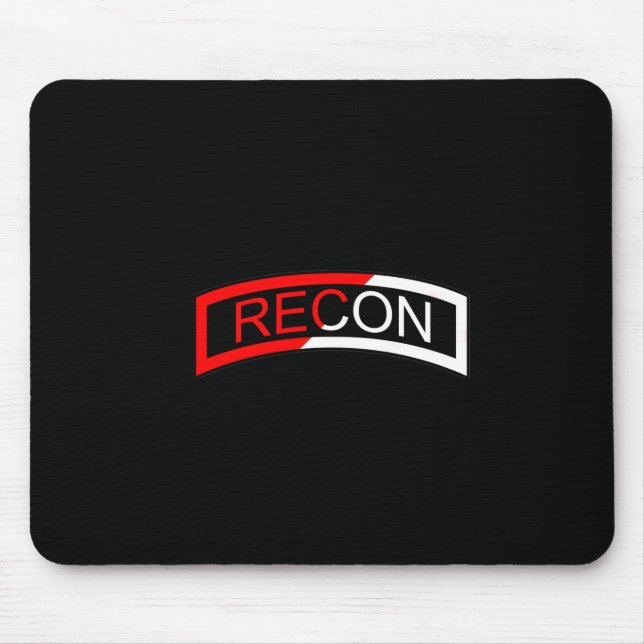 Mousepad Tapete do rato Recon (Frente)