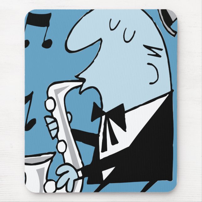 Mousepad Tapete do rato retro da trombeta de Oxygentees (Frente)