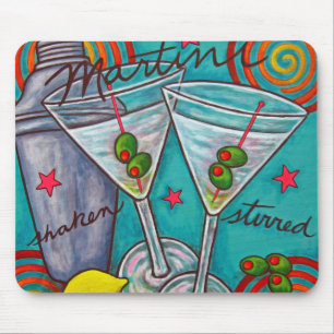Mousepad Tapete do rato retro de Martini