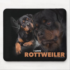 Mousepad Tapete do rato Rottweiler