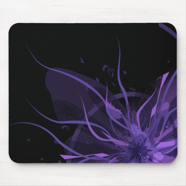 Mousepad Tapete do rato roxo da explosão (Frente)