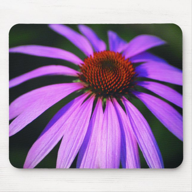 Mousepad Tapete do rato roxo da margarida (Frente)