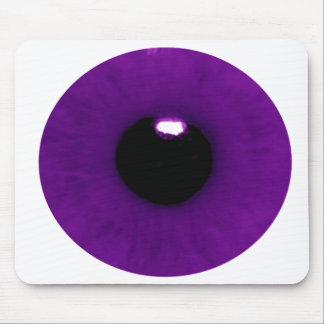 Mousepad Tapete do rato roxo escuro do globo ocular