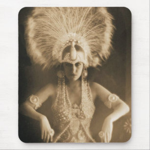 Mousepad Tapete do rato silencioso de Gloria Swanson da