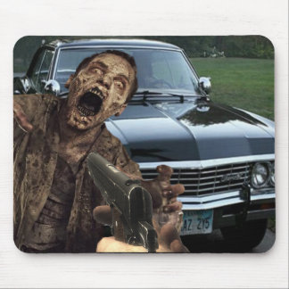 Mousepad Tapete do rato sobrenatural do atirador do zombi