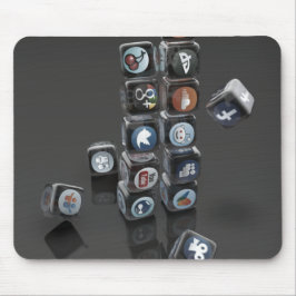 Mousepad Tapete do rato social SOCIALUTION da sobrecarga