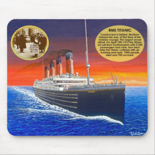 Mousepad Tapete do rato titânico novo