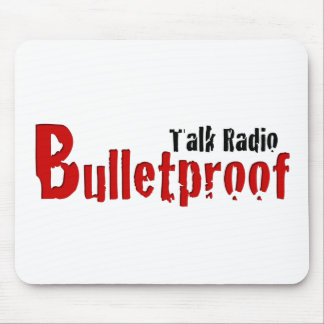 Mousepad Tapete do rato vermelho e preto de BPTR do título