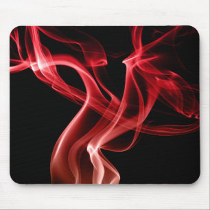 Mousepad Tapete do rato vermelho legal do fumo