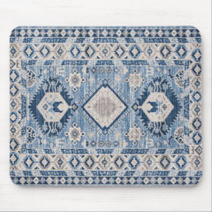 Mousepad Tapete Kilim Azul Antigo Oriental