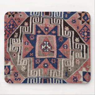 Mousepad Tapete Kilim Vermelho Antigo Oriental