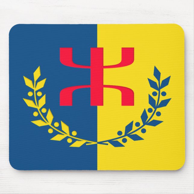 Mousepad Tapete rato bandeira kabyle (Frente)