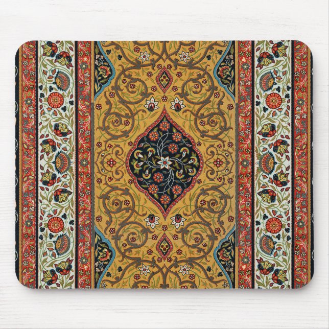 Mousepad Tapete Rico Persa Antigo Tapete Elegante Carpete (Frente)