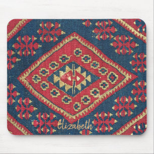 Mousepad Tapete turco Kilim - Anorro Vermelho Antigo