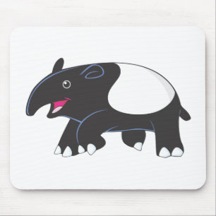 Mousepad Tapir feliz