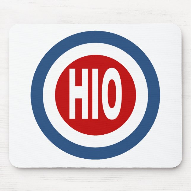 Mousepad Tapis de souris blanc OHIO (Frente)