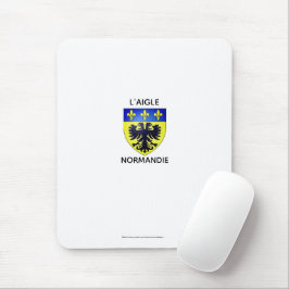 Mousepad Tapis de souris - blason de L'Aigle - Normandie