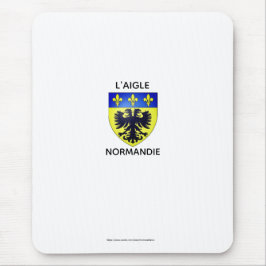 Mousepad Tapis de souris - blason de L'Aigle - Normandie