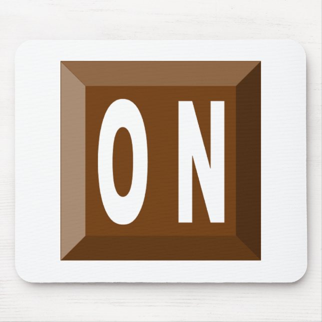 Mousepad Tapis de souris  CHOCOLAT  ONTARIO (Frente)