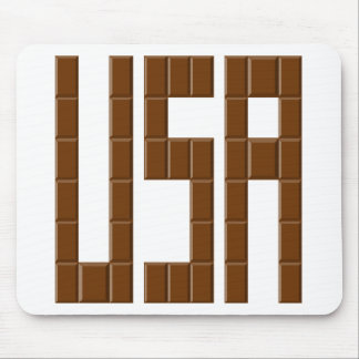 Mousepad Tapis de souris CHOCOLAT USA