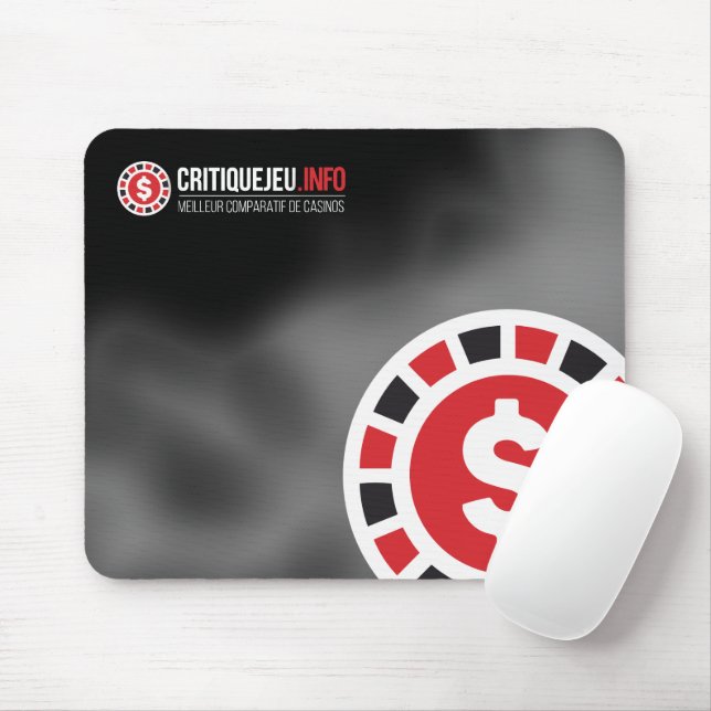 Mousepad Tapis de souris CritiqueJeu (Com mouse)
