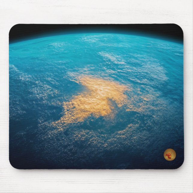 Mousepad Tapis de Souris Exoplanète Bleue (Frente)