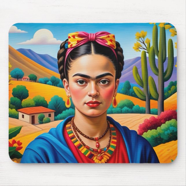 Mousepad tapis de souris Frida Kahlo (Frente)