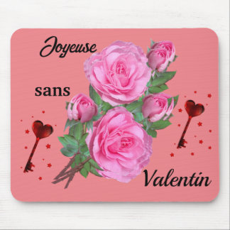 Mousepad tapis de souris "joyeuse sans Valentin"