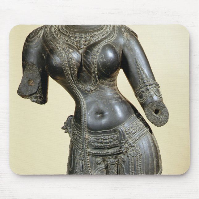 Mousepad Tara, Nalanda, Bihar, dinastia de Pala (pedra) (Frente)