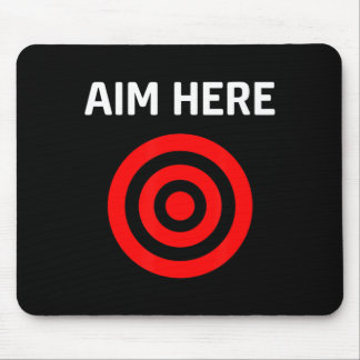 Mousepad Target Aim Here