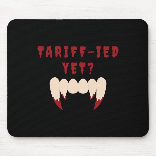 Mousepad Tarifa Engraçada-ada Arrecadada Tarifa Anti-trump  (Frente)