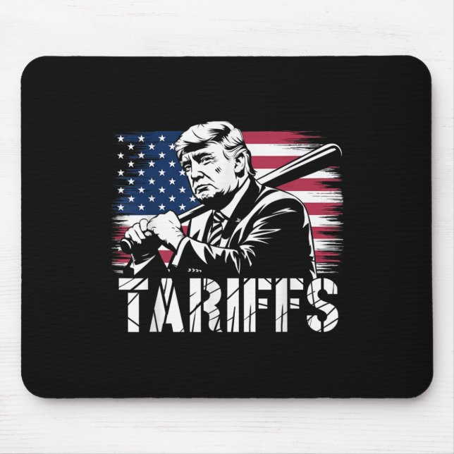 Mousepad Tarifas Acima Dos Eua Sinalizador Comercial Tess E (Frente)