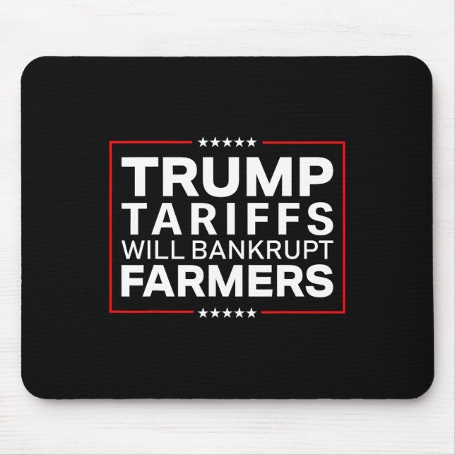 Mousepad Tarifas de Tremor Serão Falidos Agricultores Prote (Frente)