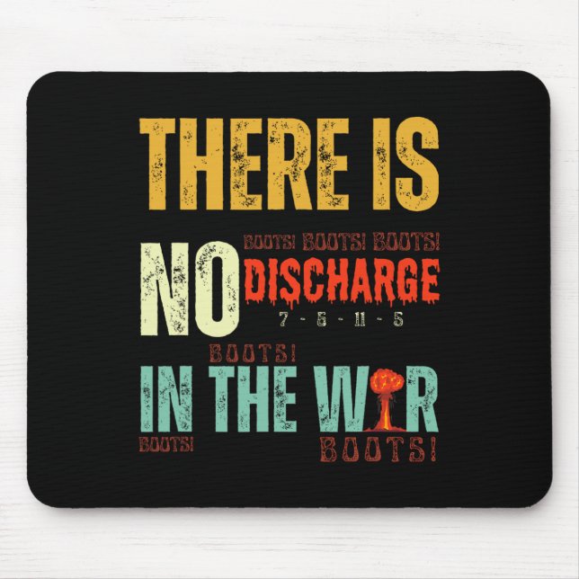 Mousepad Tarifas de Trump Sem Dispensa Na Guerra – Botas de (Frente)