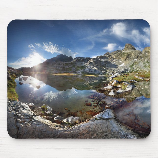 Mousepad Tarn debaixo dos Minarets - Sierra (Frente)